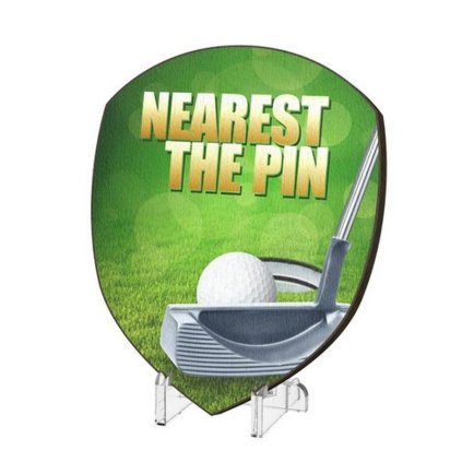 Plaketa WPP004M02 | Golf (Výška cm 10, Vložit text či logo na trofej 55kč)