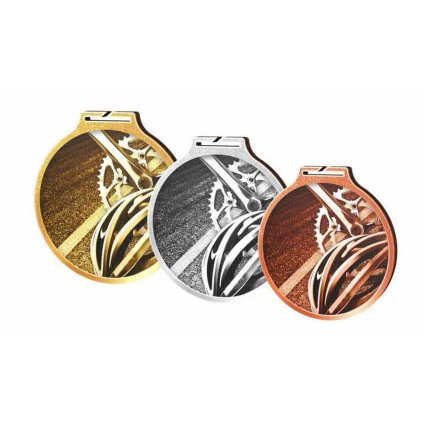 Medaile MDAWR002M52 | Cyklistika (Průměr cm 7, Barva bronz, Stuha ST1)