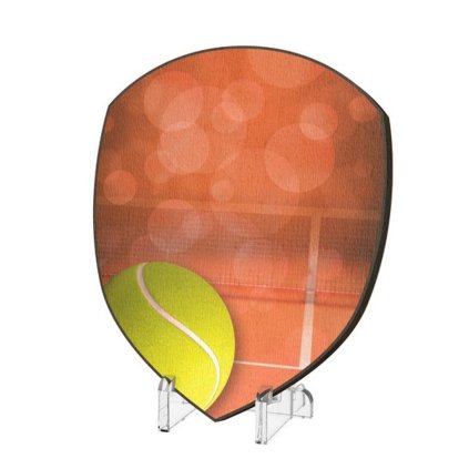 Plaketa WPP004M08 | Tenis (Výška cm 10, Vložit text či logo na trofej 55kč)