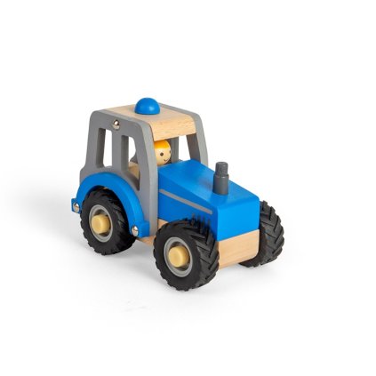 Traktor modrý