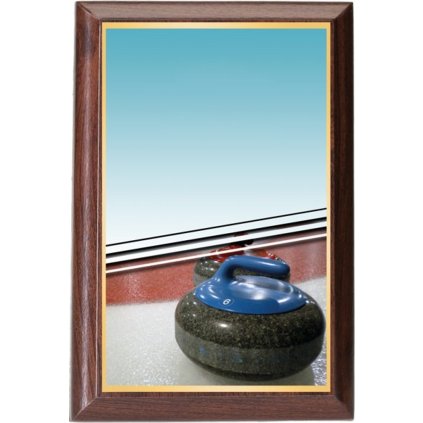 Plaketa PLP3M15 | Curling (Výška cm 10)