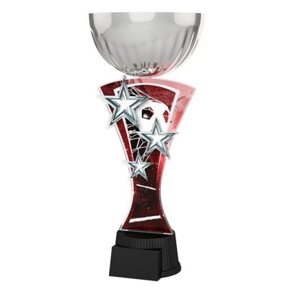 Akrylátová trofej ASTARRCUPMINIM01 | Fotbal (Výška cm 21,5, Štítek na pohár 40x16)
