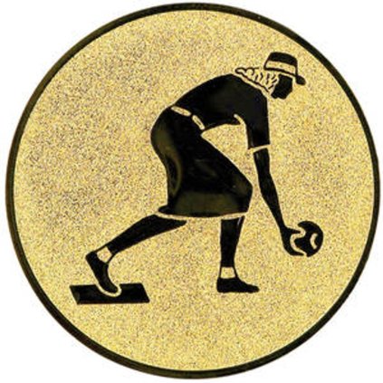 Emblém LTK038 | Petanque (Průměr cm 2,5)