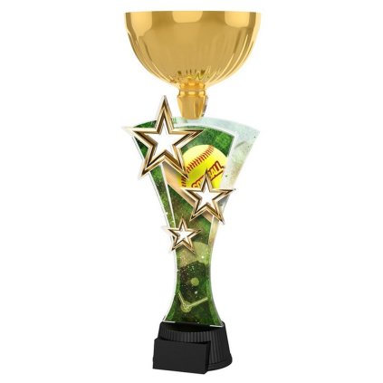 Akrylátová trofej ASTARCUPM12 | Baseball (Výška cm 32, Štítek na pohár 45x25)