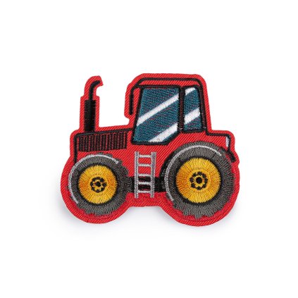 Nažehlovačka traktor (Varianta 1 červená, Balení 10 ks)