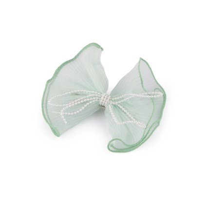 Sponka do vlasů mašle (Varianta 3 korálová světlá, Balení 1 ks)