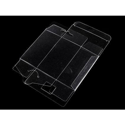 Plastová krabička k zavěšení (Varianta transparent, Balení 5 ks)