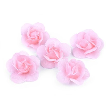 Umělý květ růže Ø2,8 cm (Varianta 5 fialová sv., Balení 5 ks)