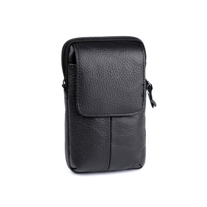 Pánské pouzdro / peněženka na opasek na mobil / doklady 10,5x17 cm (Varianta 2 černá, Balení 1 ks)