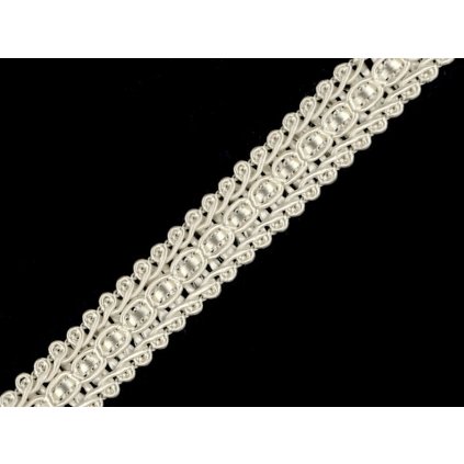 Prýmek šíře 16 mm (Varianta 2 (53) stříbrná, Balení 25 m)