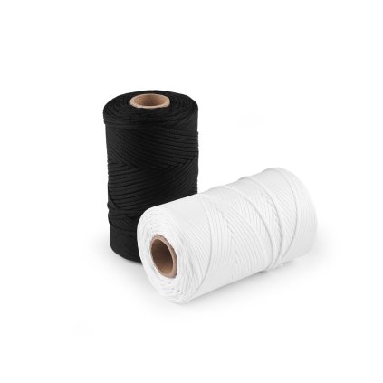 Oděvní šňůra PES Ø2 mm (Varianta bílá, Balení 100 m)