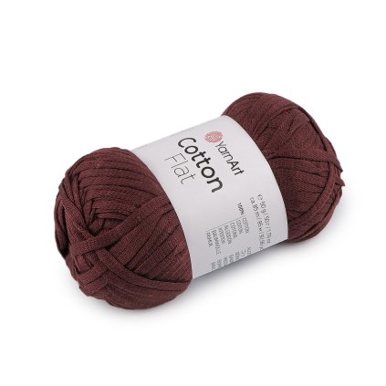 Bavlněná pletací příze Cotton Flat 50 g (Varianta 1 (6701) Off White, Balení 1 ks)