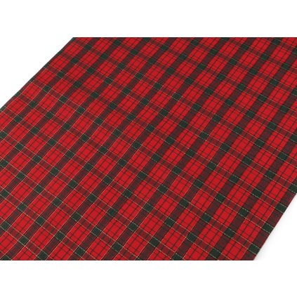 Vánoční dekorační látka / běhoun s lurexem šíře 36 cm (Varianta 2 zelená tmavá, Balení 2.7 m)