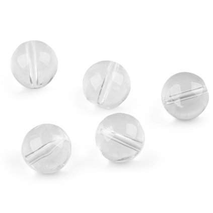 Křišťál, minerální korálky Ø12 mm