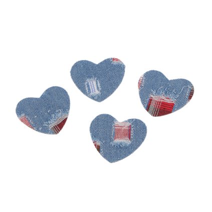 Nažehlovačka srdce jeans