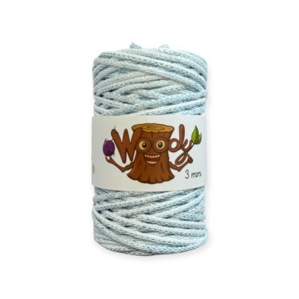Woody příze 3 mm – Vločka (100m)