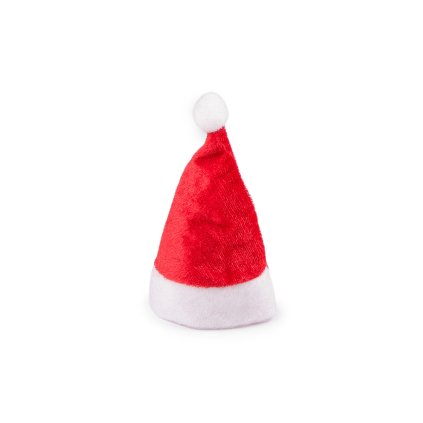 Vánoční mini čepice plyšová