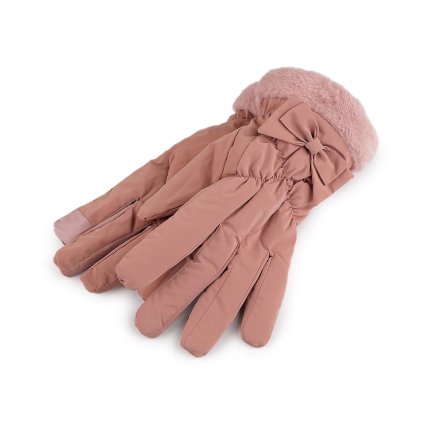 Dámské rukavice šusťákové, zateplené, dotykové (Varianta 5 černá, Balení 1 pár)