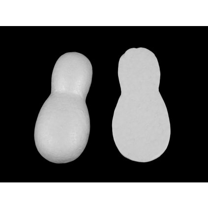 Figurka 7x14 cm polystyren (Varianta bílá, Balení 10 ks)