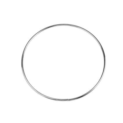 Kovový kruh / ucho na tašku Ø21,3 cm (Varianta 1 nikl, Balení 1 ks)