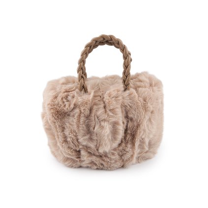 Kožešinová kabelka 24x18 cm (Varianta 1 bílá, Balení 1 ks)