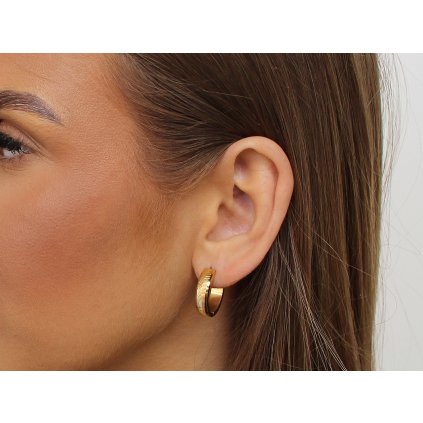 Náušnice z nerezové oceli kruhy