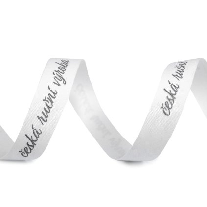 Bavlněná stuha šíře 16 mm česká ruční výroba a slovenská ručná výroba (Varianta 3 režná světlá slovensky, Balení 90 m)