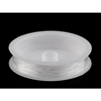 Pruženka / gumička kulatá Ø1 mm (Varianta transparent, Balení 10 ks)