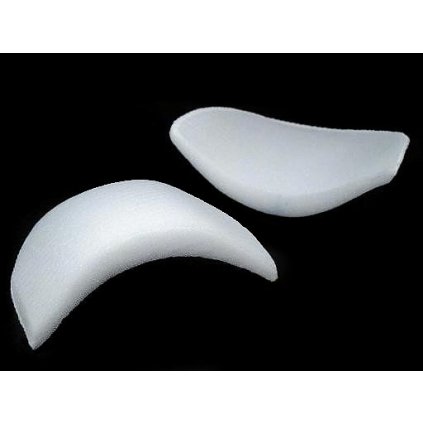 Vycpávky tloušťka 14 mm obšívané (Varianta 1 bílá, Balení 1 pár)