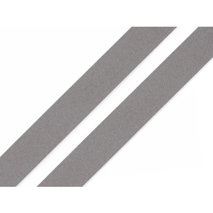 Reflexní páska šíře 15 mm našívací (Varianta šedá, Balení 100 m)