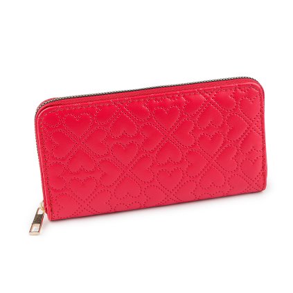 Dámská peněženka srdce 10x19 cm (Varianta 1 béžová světlá, Balení 1 ks)