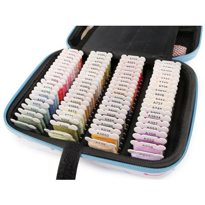 Sada vyšívání v kufříku / mouline a pomůcky AIRO