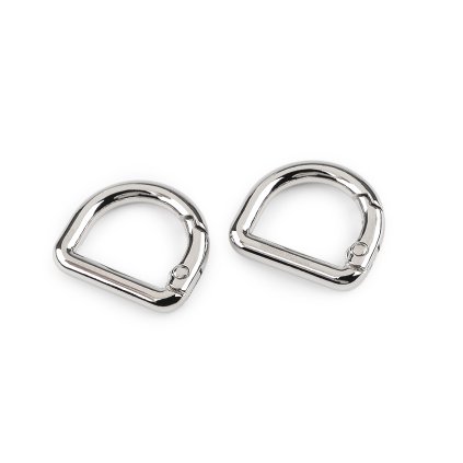 Karabina polokroužek průvlek 16 mm (Varianta 1 nikl, Balení 2 ks)