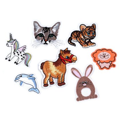 Nažehlovačka jednorožec (Varianta 1 bílá jednorožec, Balení 10 ks)