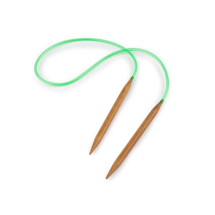 Kruhové jehlice bambusové č. 9; 10; 12 (Varianta 1 (9 mm) bambus tmavý, Balení 1 ks)