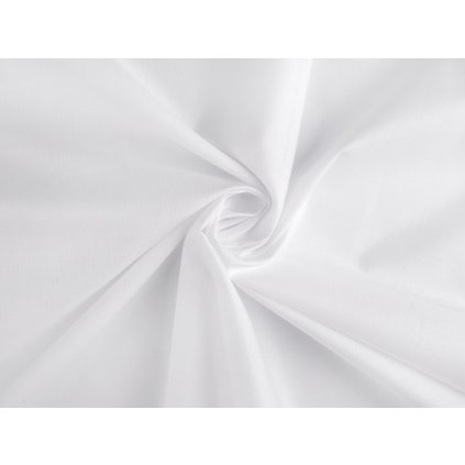 Bavlněná látka / plátno jednobarevná premium (Varianta 1 (BL01/001) bílá, Balení 1 m)