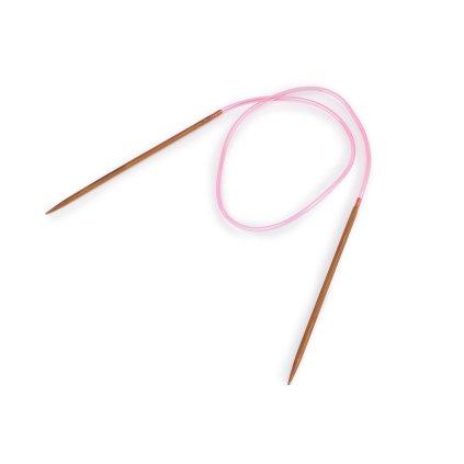 Kruhové jehlice bambusové č. 2-8 (Varianta 1 (2 mm) bambus tmavý, Balení 1 ks)