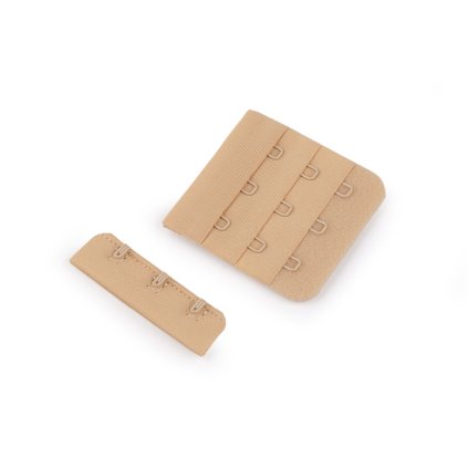 Zapínání na podprsenky, body šíře 50 mm trojřadé (Varianta 1 bílá, Balení 10 pár)