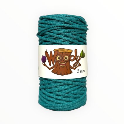 Woody 3 mm – Smaragd (100m)