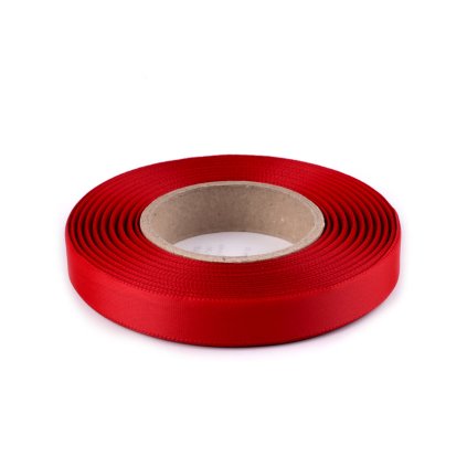 Atlasová hedvábná stuha oboulící šíře 10 mm matná (Varianta 900 černá, Balení 20 m)