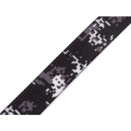 Oboustranný popruh šíře 20 mm (Varianta 1 černá šedá, Balení 45 m)