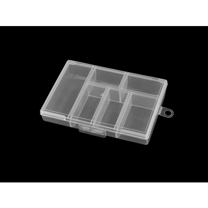 Plastový box / zásobník 8,5x12x2,5 cm