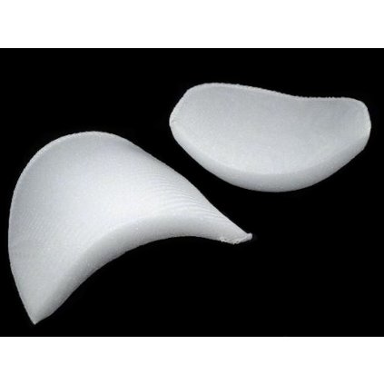 Vycpávky tloušťka 16-18 mm obšívané (Varianta bílá, Balení 1 pár)