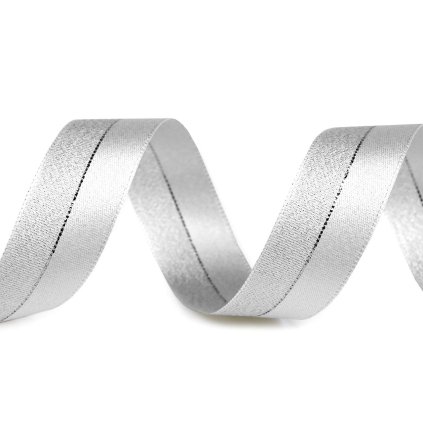 Stuha s lurexem šíře 25 mm (Varianta 315 zelená tmavá, Balení 20 m)