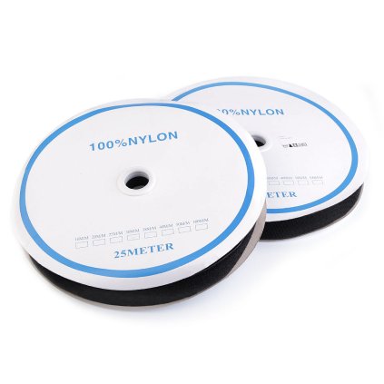 Suchý zip háček + plyš šíře 30 mm (Varianta 2 černá, Balení 1 m)