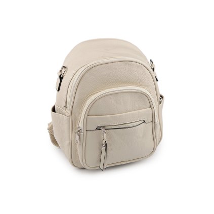 Dámský batoh 23x26 cm (Varianta 1 béžová světlá, Balení 1 ks)
