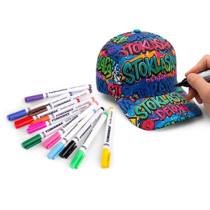 Fixy na textil (Varianta 1 žlutá, Balení 1 ks)