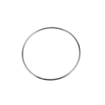 Kovový kruh / ucho na tašku Ø16 cm (Varianta 1 nikl, Balení 1 ks)