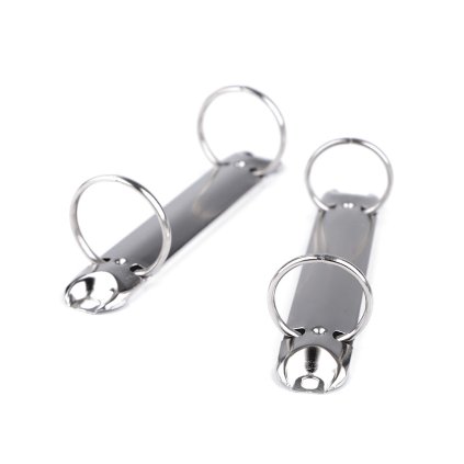 Kroužková mechanika 2 kroužky (Varianta 2 (2,5 cm). nikl, Balení 5 ks)