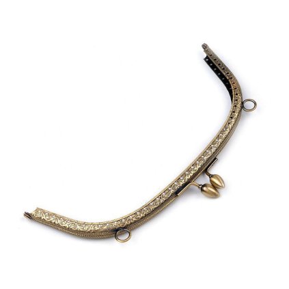 Rámeček na výrobu kabelky našívací 20,5x14,5 cm (Varianta 1 mosaz, Balení 1 ks)